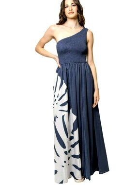 Hutch Destin One Shoulder Maxi Dress Sz Small New